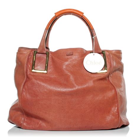 chloe ethel large|CHLOE Leather Large Ethel Satchel Tote .